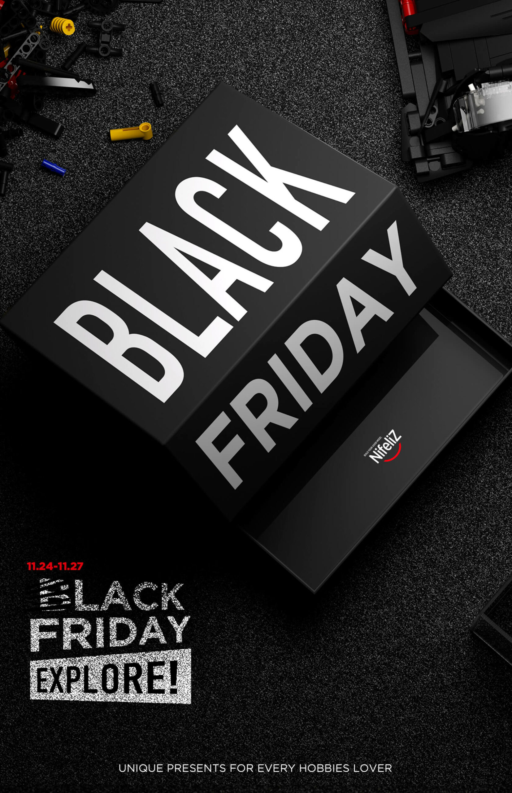 Eye-catching posters of Nifeliz products
