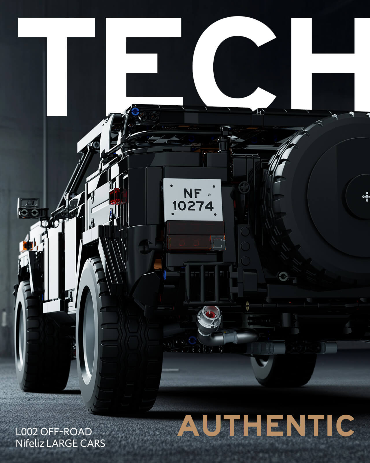Nifeliz L200 OFF-ROAD Car building toy