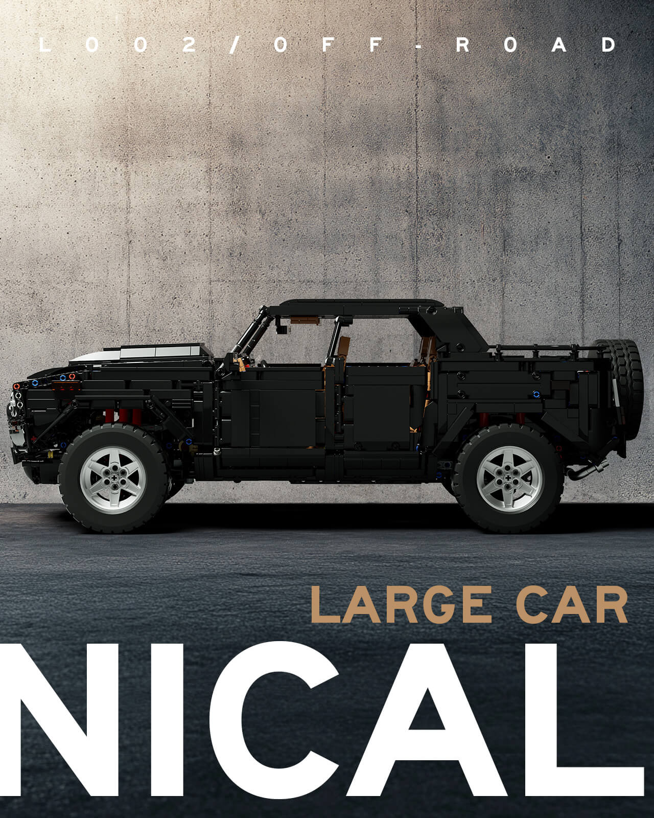 Nifeliz L200 OFF-ROAD Car building toy