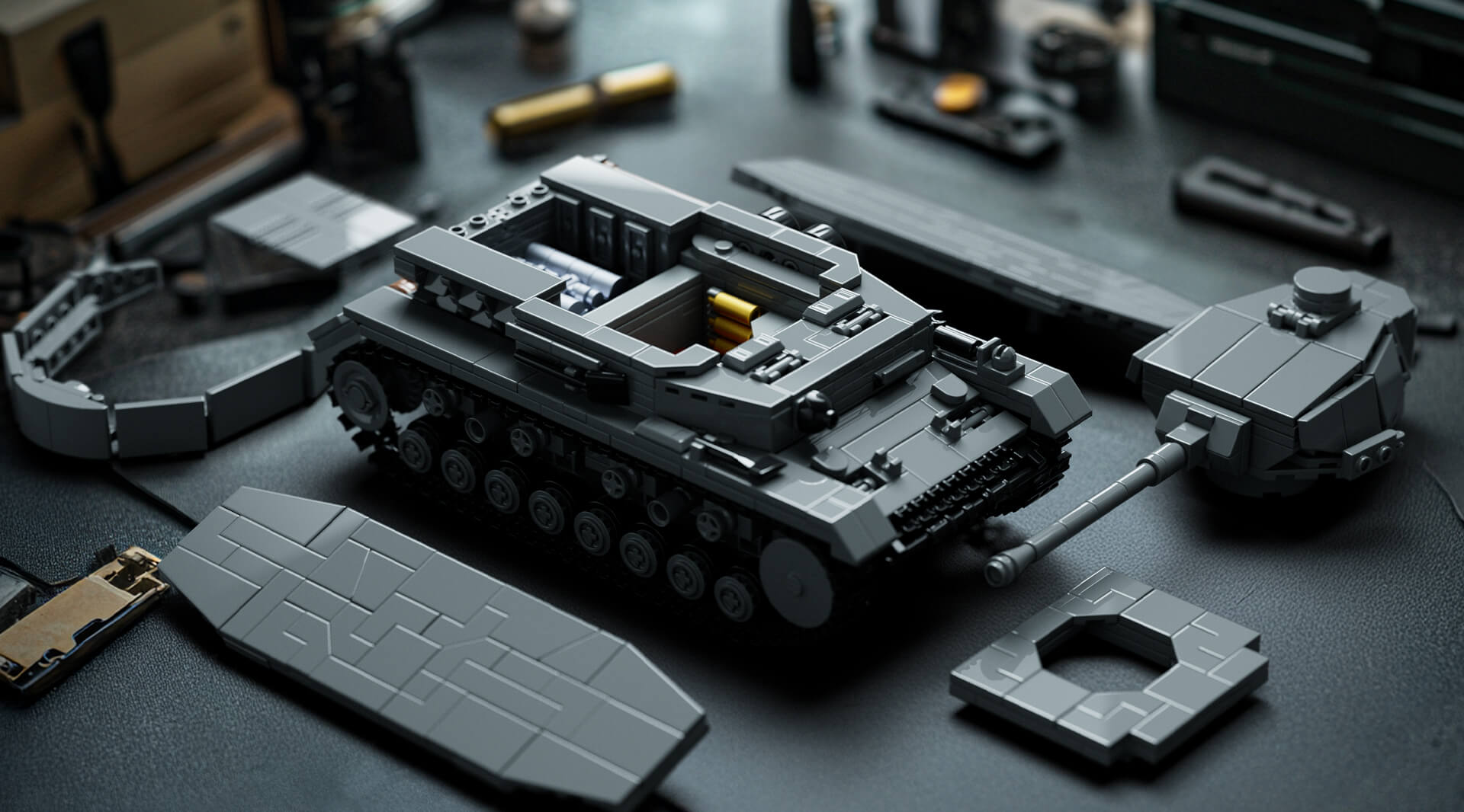 Panzer IV G Military Tank Detail04