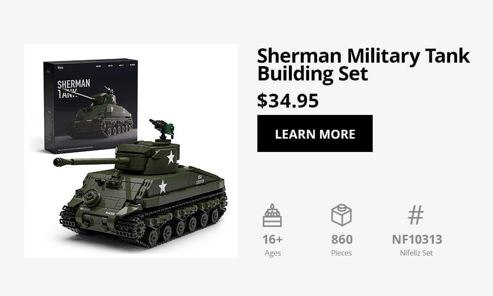 Sherman Military Tank product information